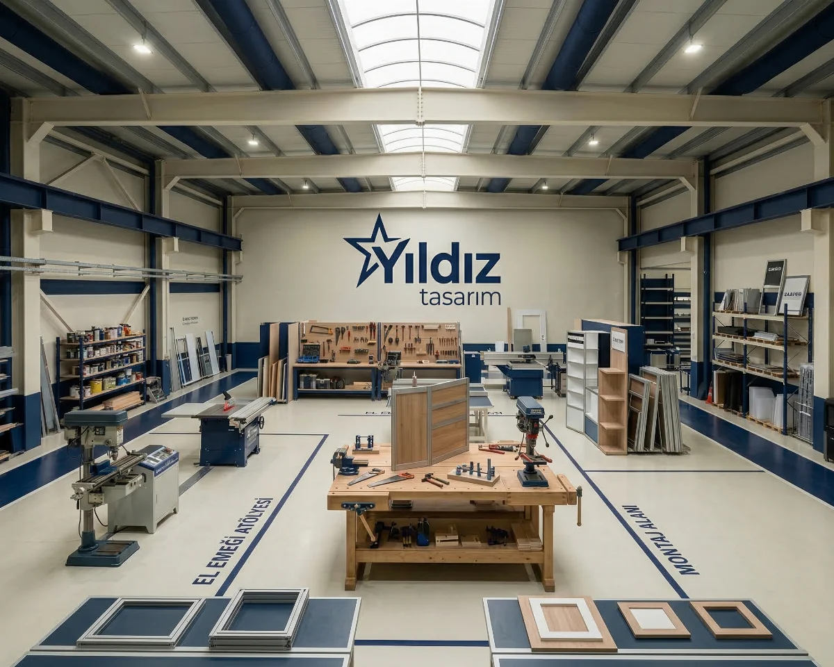 Yıldız Fuar stand üretim atölyesi