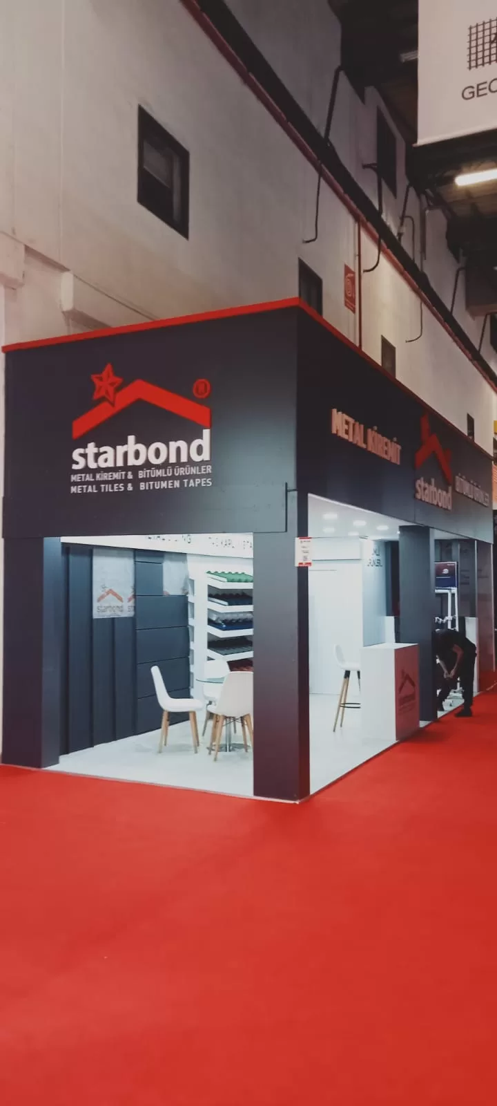 Starbond Metal Kiremit Wooden Booth 2