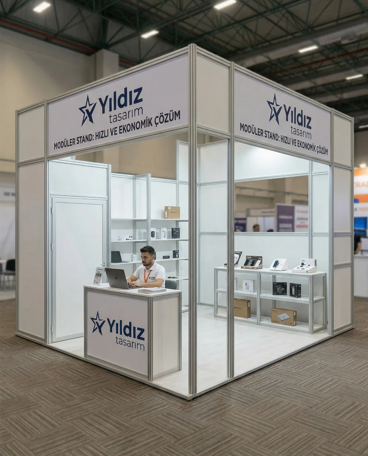 Ekonomik Modüler Stand Sistemleri — Yıldız Fuar